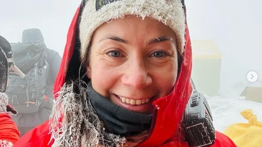 La alpinista Kristin Harila