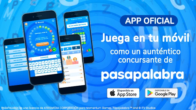 ‘Pasapalabra’ lanza la app oficial que permite disfrutar en el móvil del concurso líder de la TV española ‘Pasapalabra’ lanza la app oficial que permite disfrutar en el móvil del concurso líder de la TV española