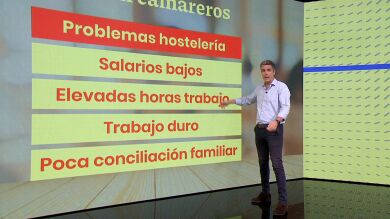 Una hostelera gallega, ante la falta de profesionales: 