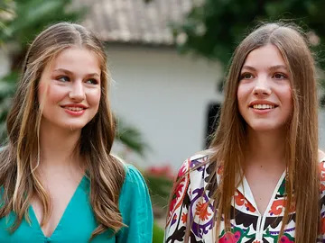 La princesa Leonor y la infanta Sofía La princesa Leonor y la infanta Sofía