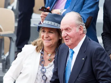 La infanta Elena y el rey Juan Carlos La infanta Elena y el rey Juan Carlos