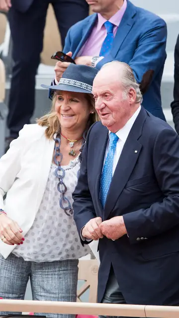 La infanta Elena y el rey Juan Carlos La infanta Elena y el rey Juan Carlos