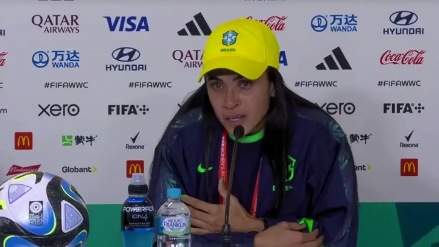 Marta Vieira da Silva, en rueda de prensa Marta Vieira da Silva, en rueda de prensa