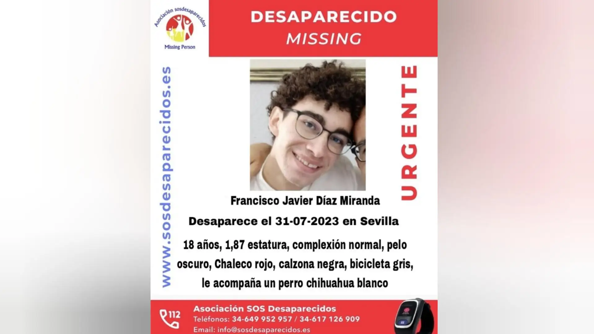 Francisco Javier Díaz Miranda Desaparecido
