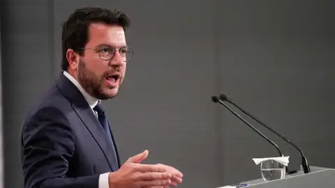 El presidente de la Generalitat, Pere Aragonès El presidente de la Generalitat, Pere Aragonès