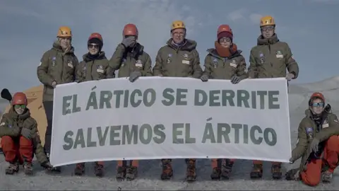 Un iceberg de Groenlandia, rumbo a Málaga para "remover conciencias" Un iceberg de Groenlandia, rumbo a Málaga para "remover conciencias"