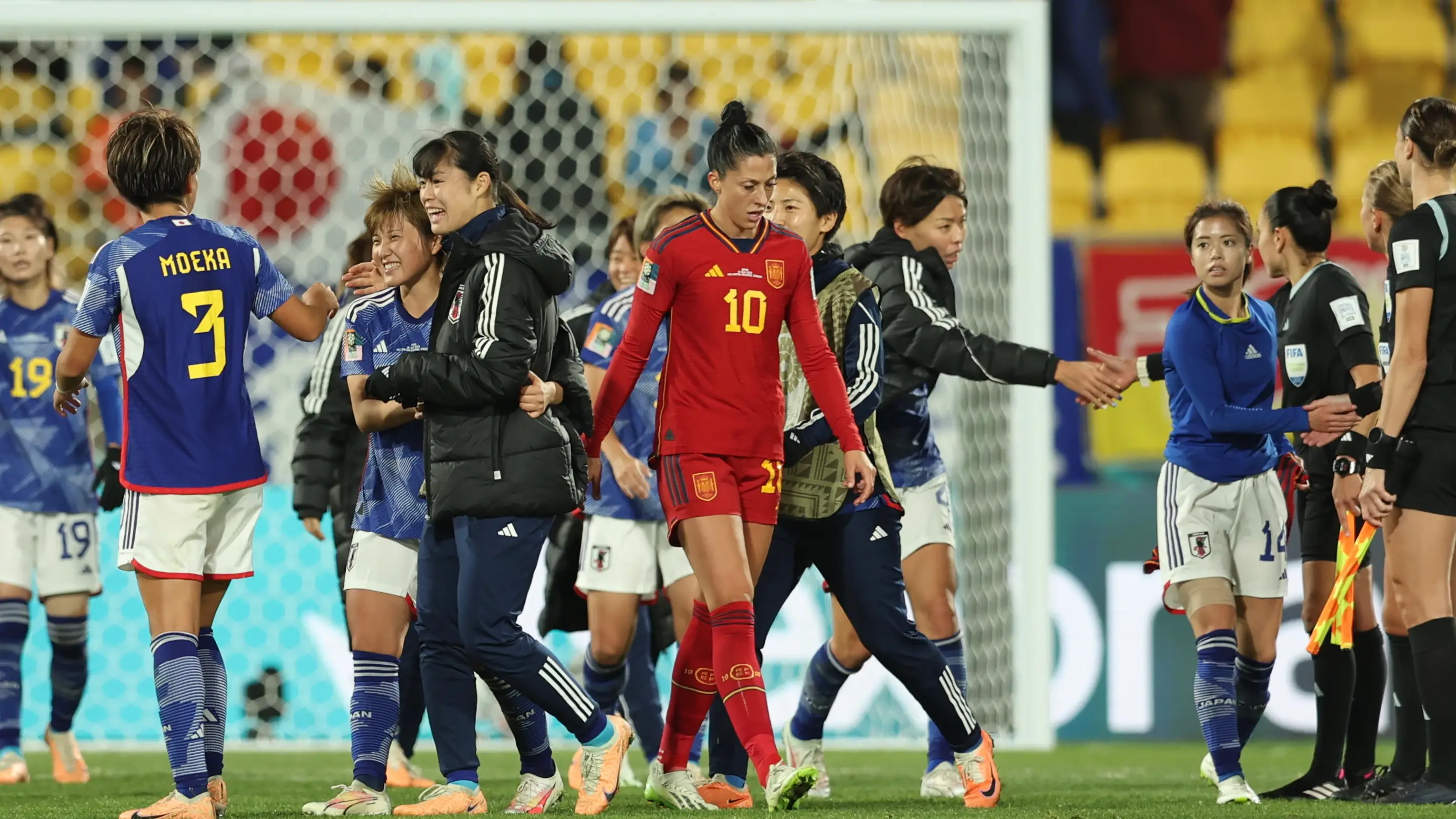 Jennifer Hermoso tras la derrota ante Japón Jennifer Hermoso tras la derrota ante Japón