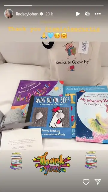 Los regalos de Jamie Lee Curtisal hijo de Lindsay Lohan tras ser madre Los regalos de Jamie Lee Curtisal hijo de Lindsay Lohan tras ser madre