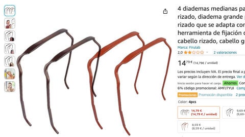 Diademas cuadradas
