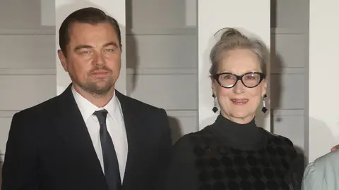  Leonardo DiCaprio y Meryl Streep en la premiere de 'No mires arriba' en Nueva York