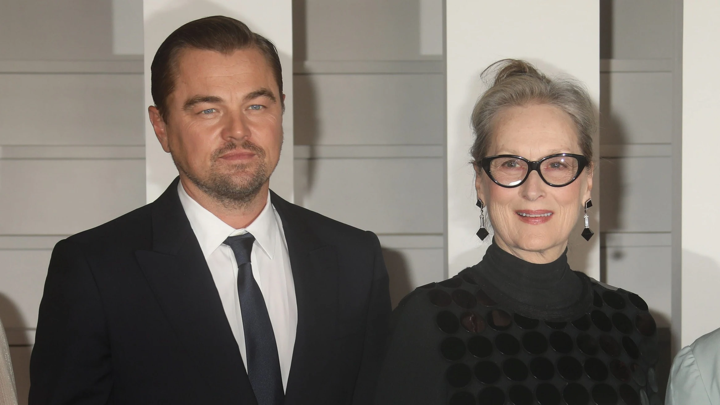  Leonardo DiCaprio y Meryl Streep en la premiere de 'No mires arriba' en Nueva York