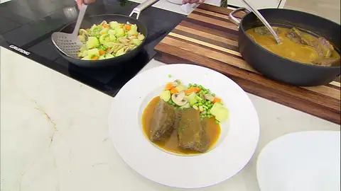 Carrilleras de ternera con menestra, el recetón de Karlos Arguiñano Carrilleras de ternera con menestra, el recetón de Karlos Arguiñano