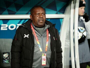 El seleccionador de Zambia, Bruce Mwape 