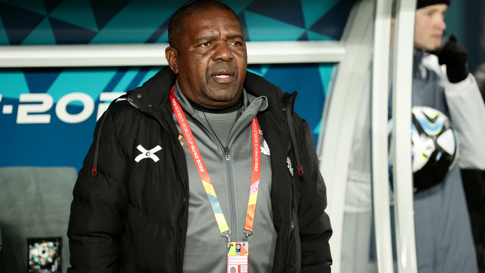 El seleccionador de Zambia, Bruce Mwape 