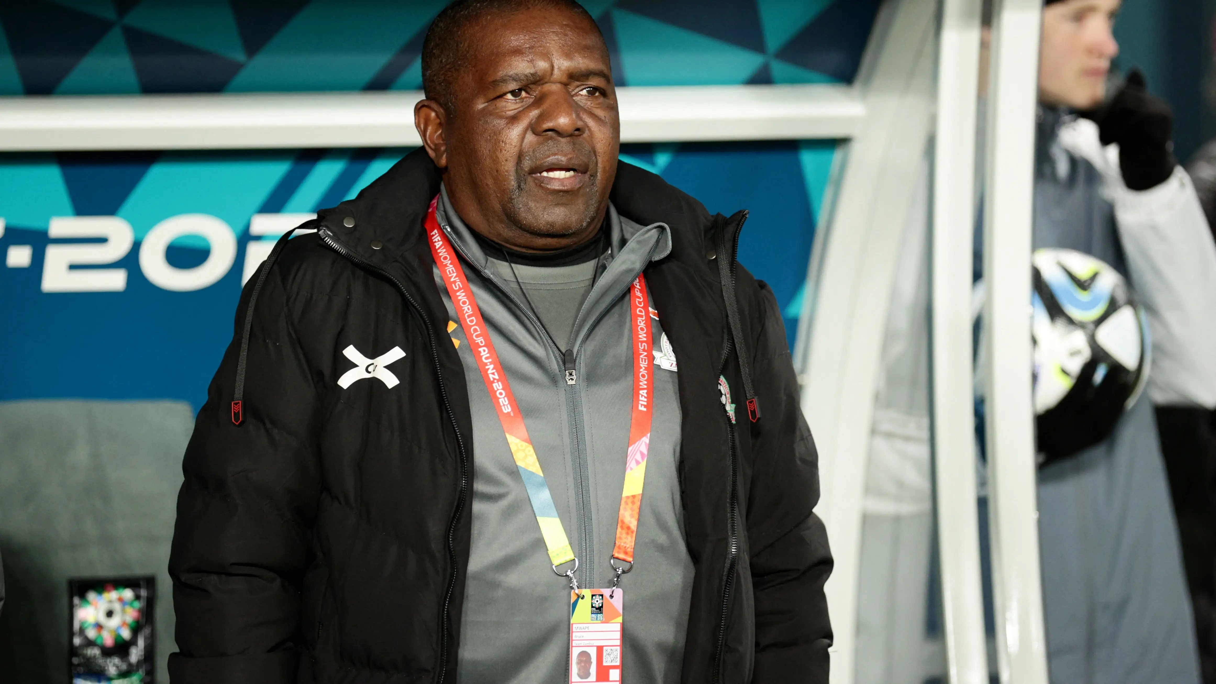 El seleccionador de Zambia, Bruce Mwape 