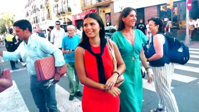 Francisco Rivera, su hija Tana y Lourdes Montes disfrutan de una increíble tarde en la plaza de toros
