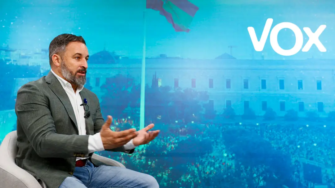 El líder de Vox, Santiago Abascal El líder de Vox, Santiago Abascal