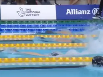 El nadador chino Jincheng Guo consigue el récord mundial El nadador chino Jincheng Guo consigue el récord mundial