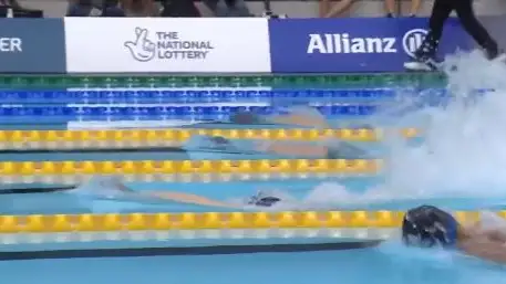 El nadador chino Jincheng Guo consigue el récord mundial El nadador chino Jincheng Guo consigue el récord mundial