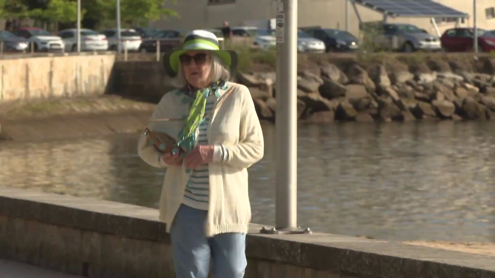 Turistas en Galicia huyendo del calor: 