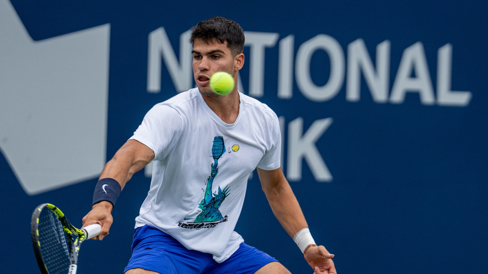 Carlos Alcaraz se ejercita en las instalaciones del Masters de Toronto Carlos Alcaraz se ejercita en las instalaciones del Masters de Toronto