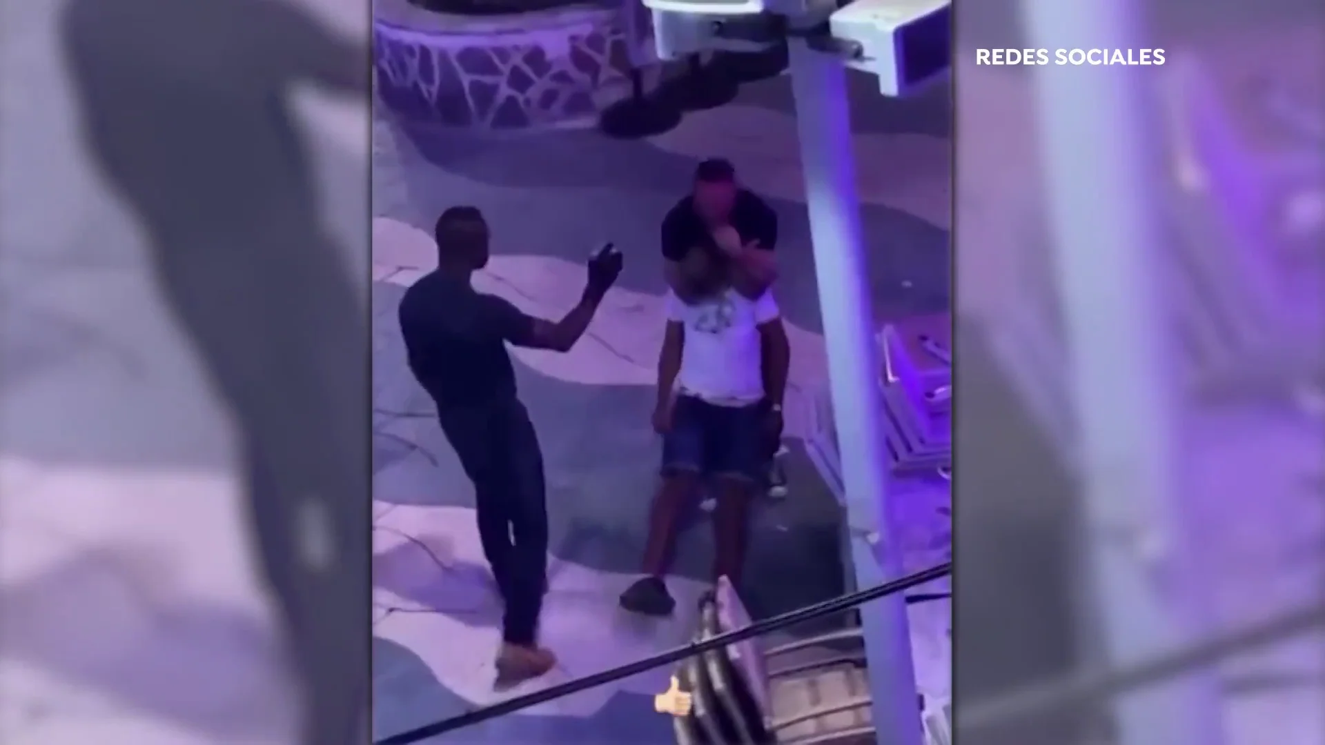 Imagen de la agresión con el 'mataleón' Imagen de la agresión con el 'mataleón'