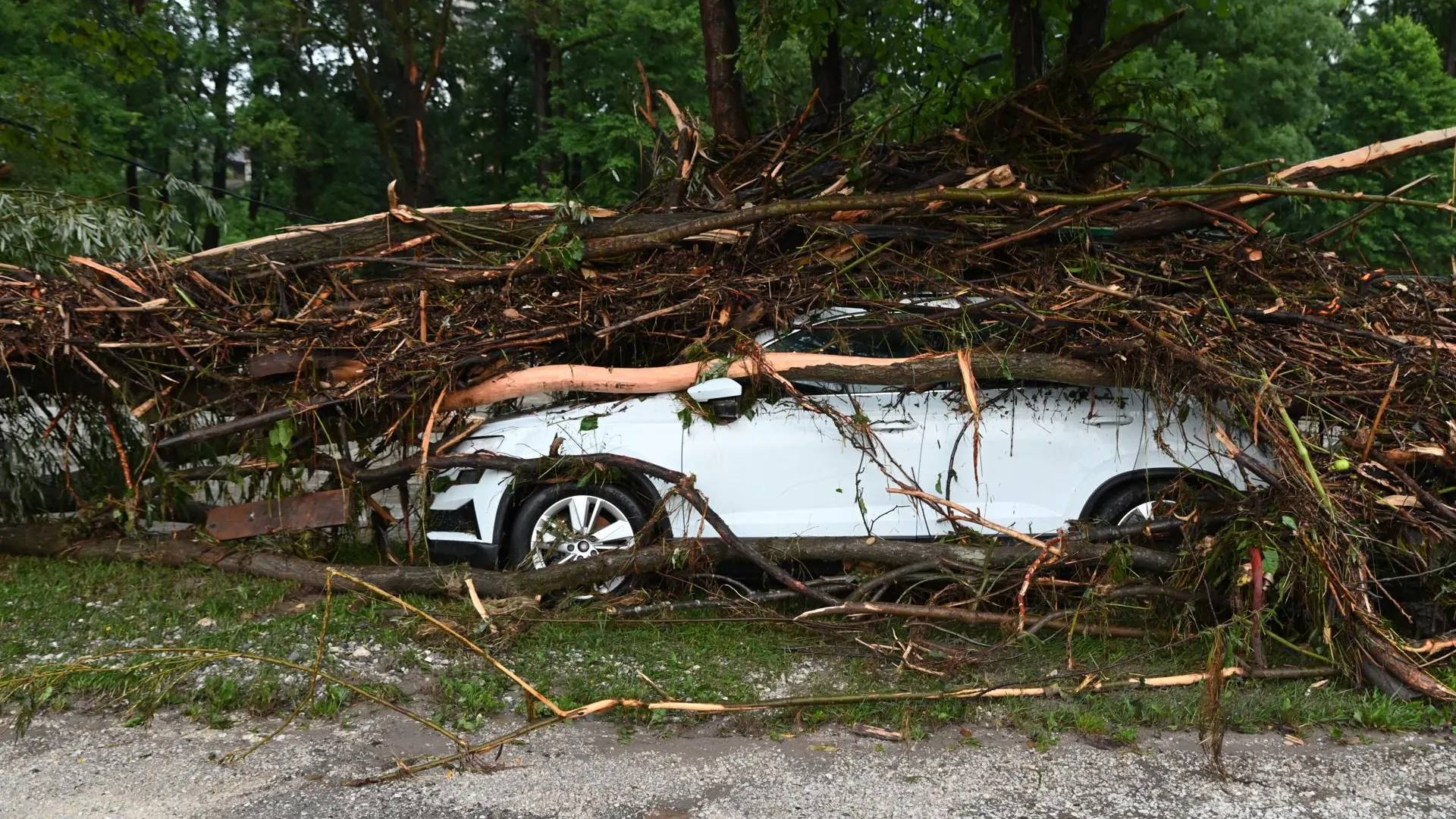 Imagen de la emergencia en Eslovenia Imagen de la emergencia en Eslovenia