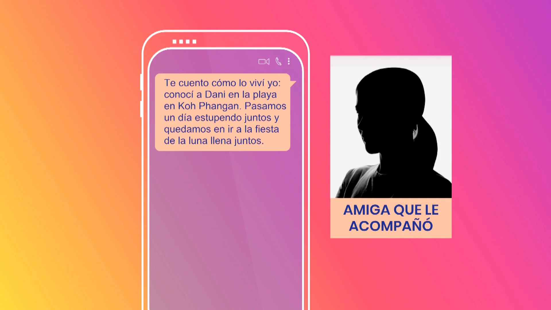 Testigo que acompa&ntilde;&oacute; a Daniel Sancho
