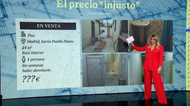 120.000 euros por un bajo interior de 25m² sin calefacción, sin ventanas y sin salón en Madrid
