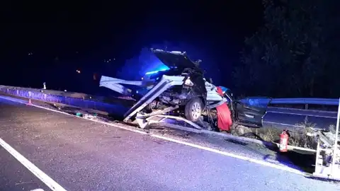 Accidente de tráfico en Chantada Accidente de tráfico en Chantada