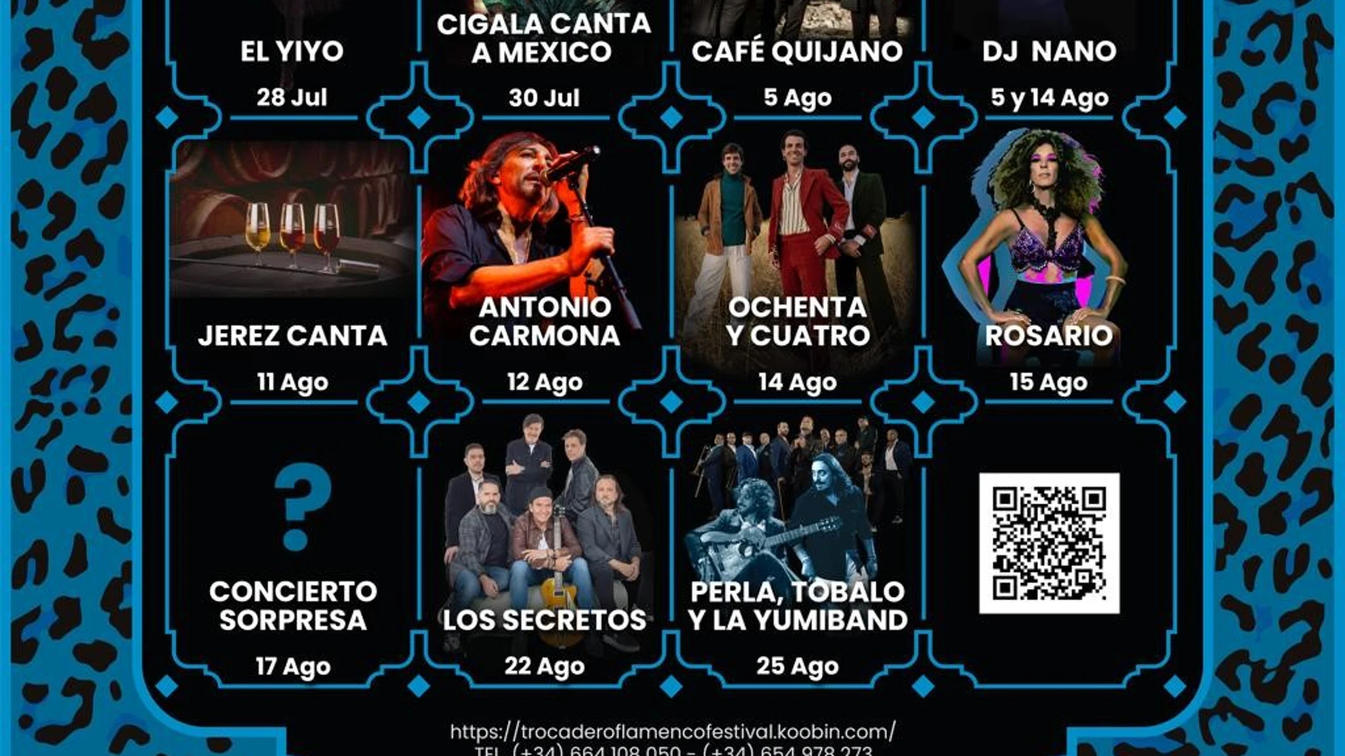 Cartel del &#39;Trocadero Más que Flamenco Festival&#39; 