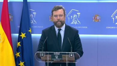 Comparecencia de Iván Espinosa de los Monteros sobre su renuncia al escaño de Vox, en vídeo