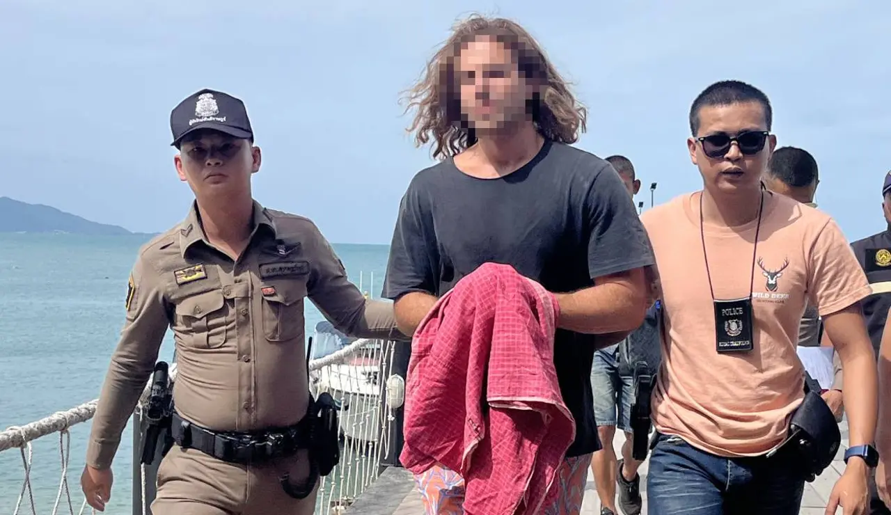 Daniel Sancho es detenido por las autoridades de Tailandia