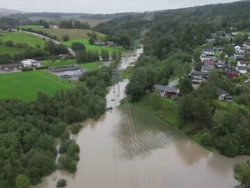 Inundaciones en Noruega 