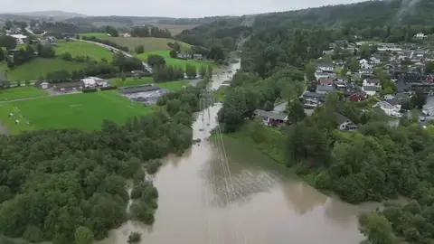 Inundaciones en Noruega 