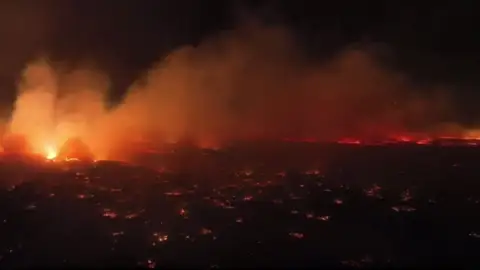 Incendio en Hawái