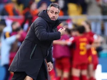 Jorge Vilda, en el partido ante los Países Bajos Jorge Vilda, en el partido ante los Países Bajos