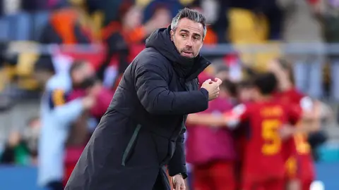 Jorge Vilda, en el partido ante los Países Bajos Jorge Vilda, en el partido ante los Países Bajos