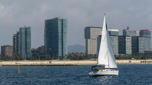 Vista de la zona del Forum en la ciudad de Barcelona