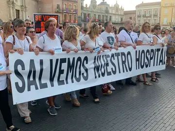 Manifestación por el mantenimiento del Hospital de Medina del Campo Manifestación por el mantenimiento del Hospital de Medina del Campo