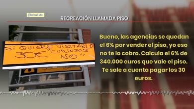 Cobra 30 euros por enseñar el piso que tiene a la venta en Madrid: 
