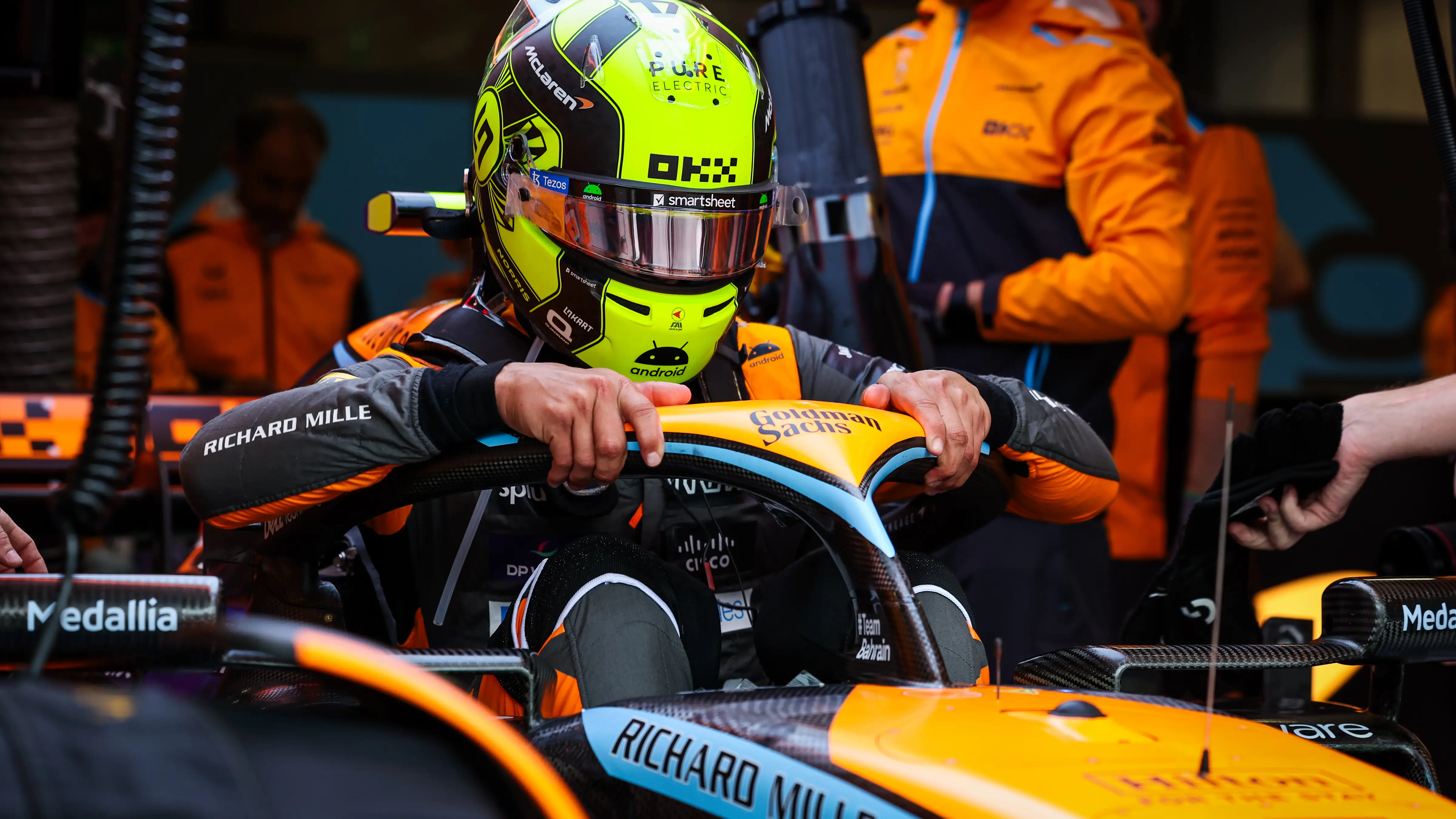 Lando Norris, piloto de McLaren Lando Norris, piloto de McLaren