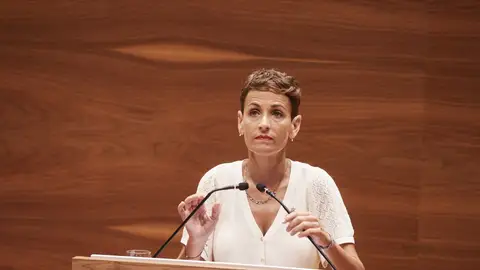 María Chivite en la sesión de su investidura María Chivite en la sesión de su investidura