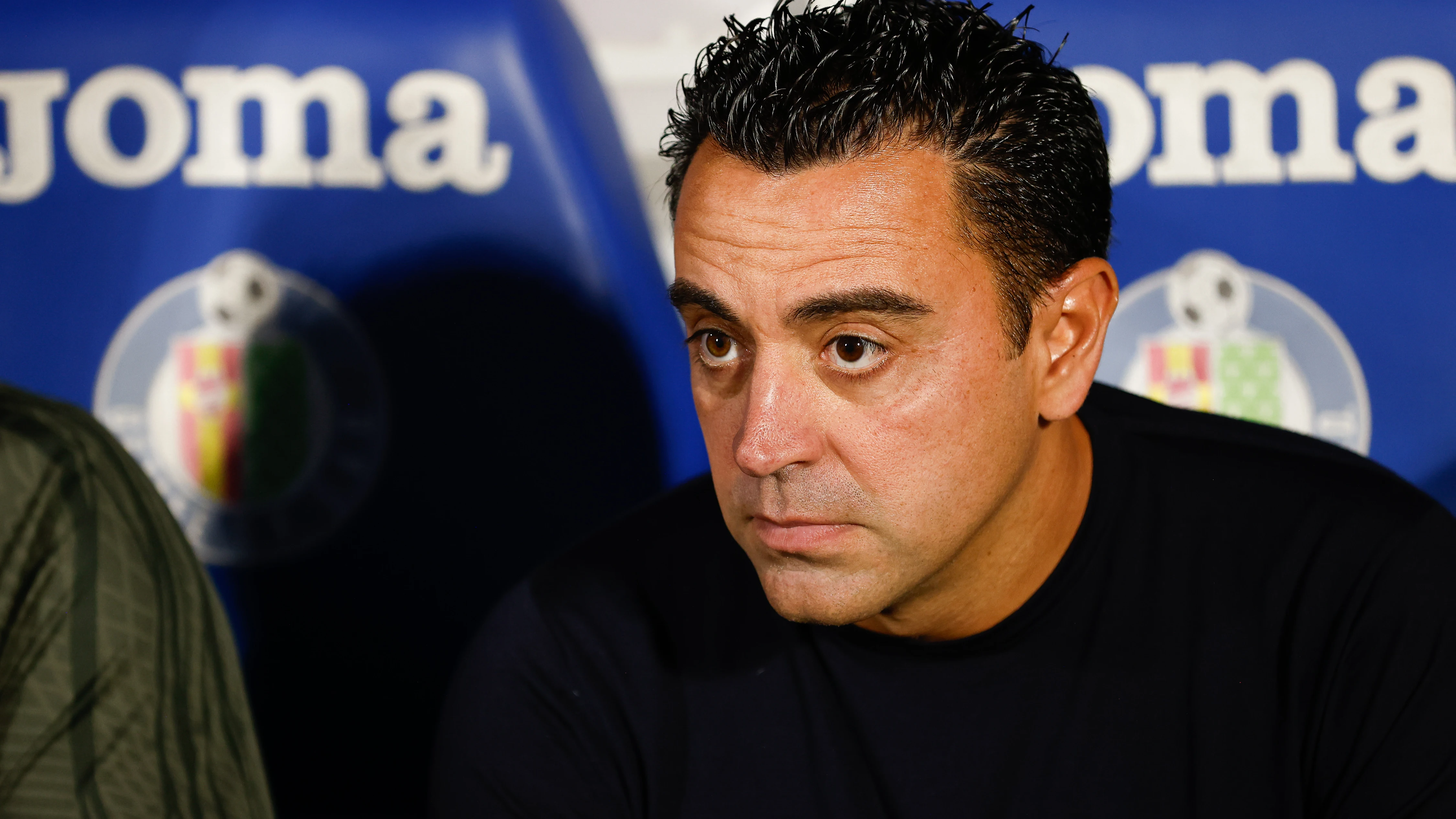 Xavi Hernández durante el partido contra el Getafe Xavi Hernández durante el partido contra el Getafe