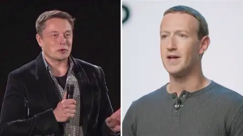 Elon Musk y Mark Zuckerberg Elon Musk y Mark Zuckerberg