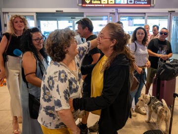 Llegada de turistas al aeropuerto Adolfo Suárez-Madrid Barajas