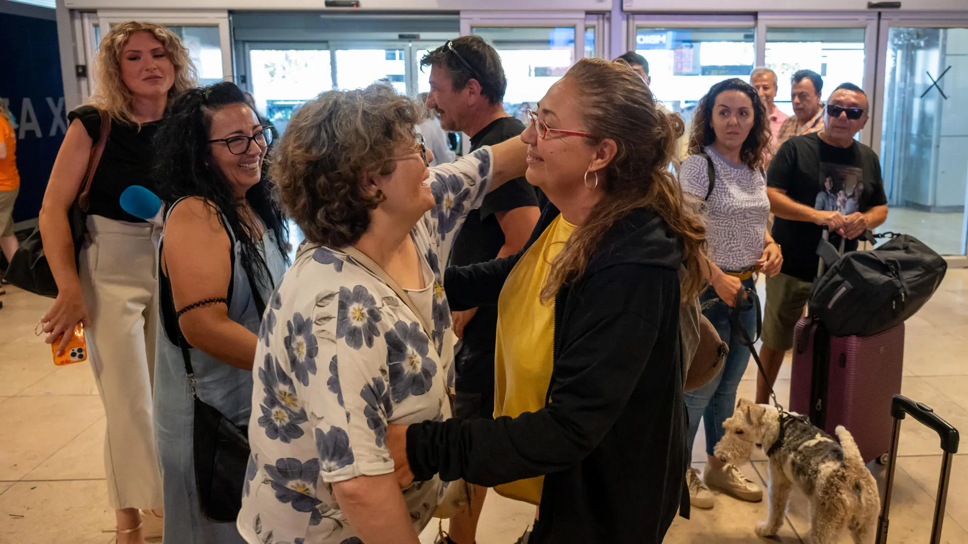 Llegada de turistas al aeropuerto Adolfo Su&aacute;rez-Madrid Barajas