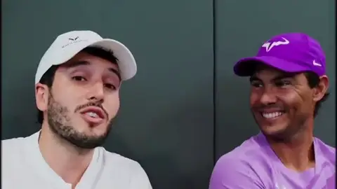 Rafa Nadal prepara a Sebastián Yatra para jugar con Alcaraz en el US Open Rafa Nadal prepara a Sebastián Yatra para jugar con Alcaraz en el US Open