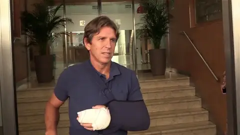 Manuel Díaz El Cordobés recibe el alta Manuel Díaz El Cordobés recibe el alta