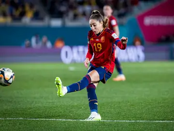 El disparo a puerta de Olga Moreno El disparo a puerta de Olga Moreno